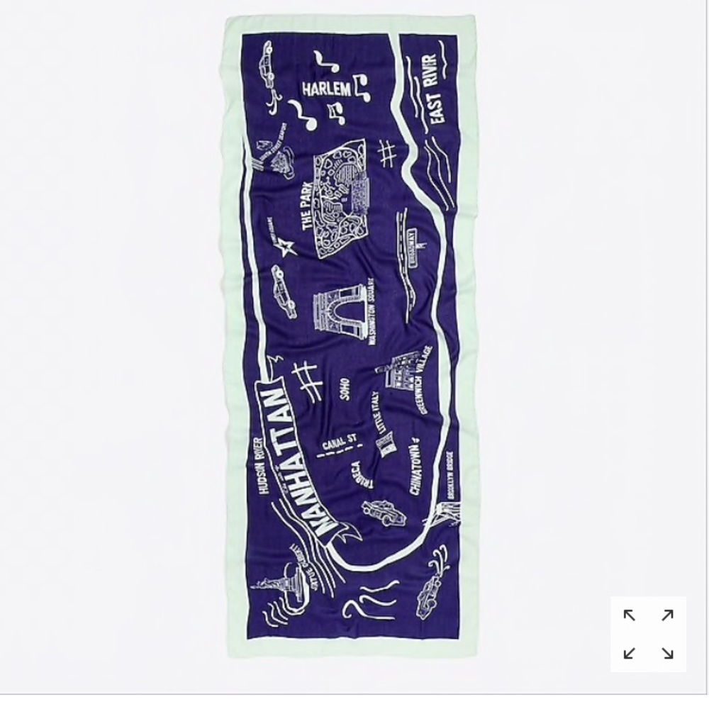 J. Crew Factory Manhattan scarf, NWT